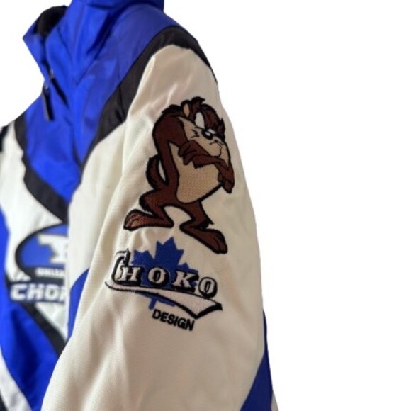 Choko Design Taz Junior Loony Toons Snowcross winter racing jacket size 12 youth - Picture 11 of 13